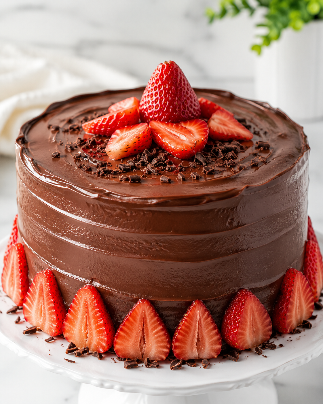 Strawberry Chocolate Cake